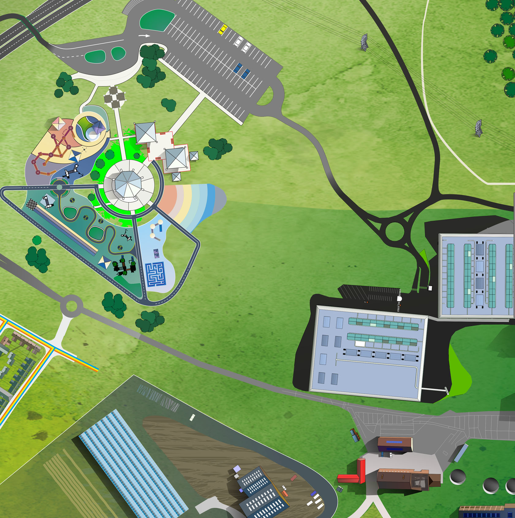 Site Safety Training Course - Floor Graphic